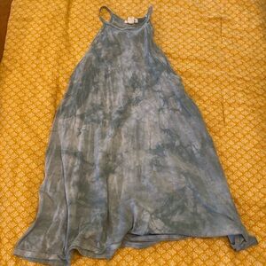 Billabong Sing along sage green tie-dye swing dress